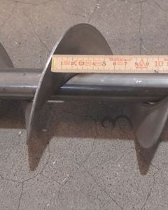Screw thread 1.00m for trough auger 152mm M&M